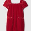 Baby & Toddler Velour Bow Shift Dress