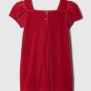 Baby & Toddler Velour Bow Shift Dress