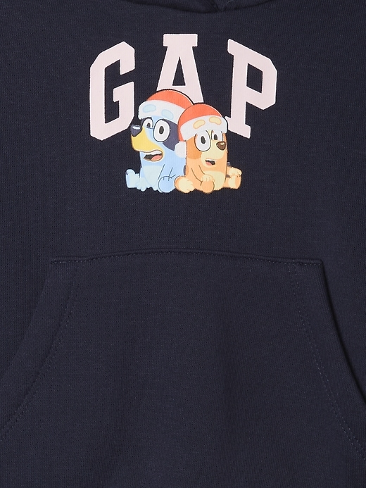 Baby & Toddler Vintage Soft Bluey Logo Hoodie Baby & Toddler Vintage Soft Bluey Logo Hoodie