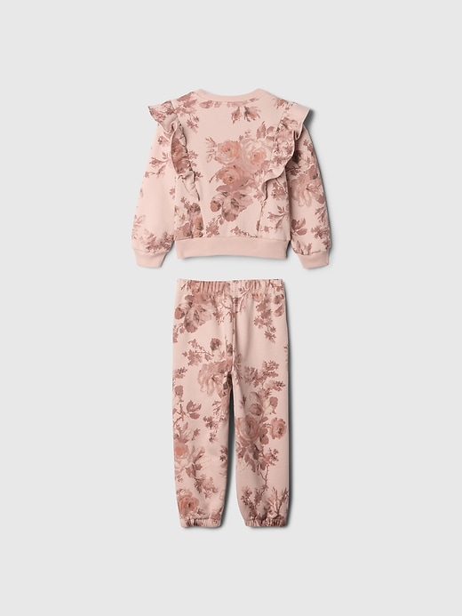 Baby & Toddler Vintage Soft Ruffle Logo Sweat Set Baby & Toddler Vintage Soft Ruffle Logo Sweat Set