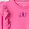 Baby & Toddler Vintage Soft Ruffle Logo Sweat Set