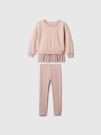 Baby & Toddler Vintage Soft Tulle Sweatshirt Set