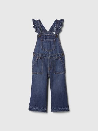 Baby & Toddler Wide-Leg Flutter Overalls