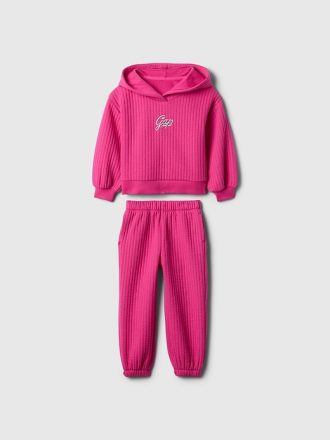 Baby & Toddler Wide Rib Logo Outfit Set