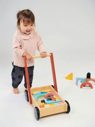 Bambino Block Toddler Trolley Toy