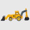 Construction Vehicles Toddler Toy Bundle