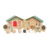 Farmers Market Day Portable Wooden Toy Set