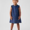 Gap × DÔEN Baby Eyelet Denim Dress