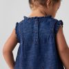 Gap × DÔEN Baby Eyelet Denim Dress