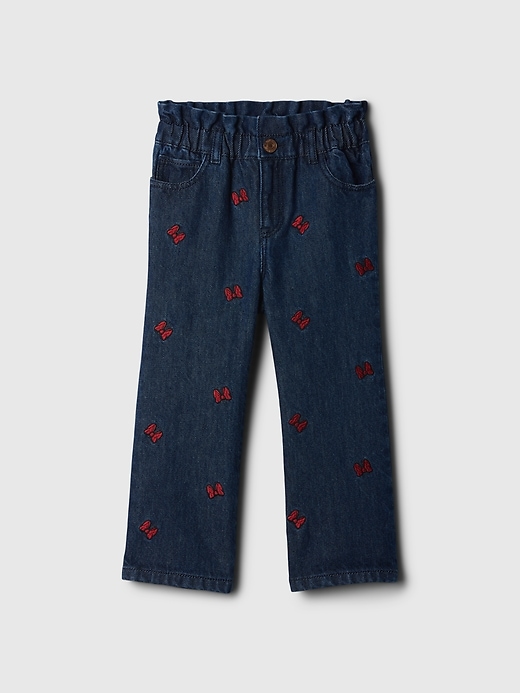 Gap × Disney Baby Minnie Mouse Embroidered Stride Jeans Gap × Disney Baby Minnie Mouse Embroidered Stride Jeans