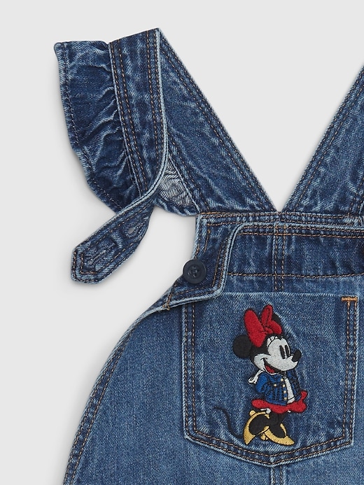 Gap × Disney Baby & Toddler Minnie Mouse Denim Overalls Gap × Disney Baby & Toddler Minnie Mouse Denim Overalls
