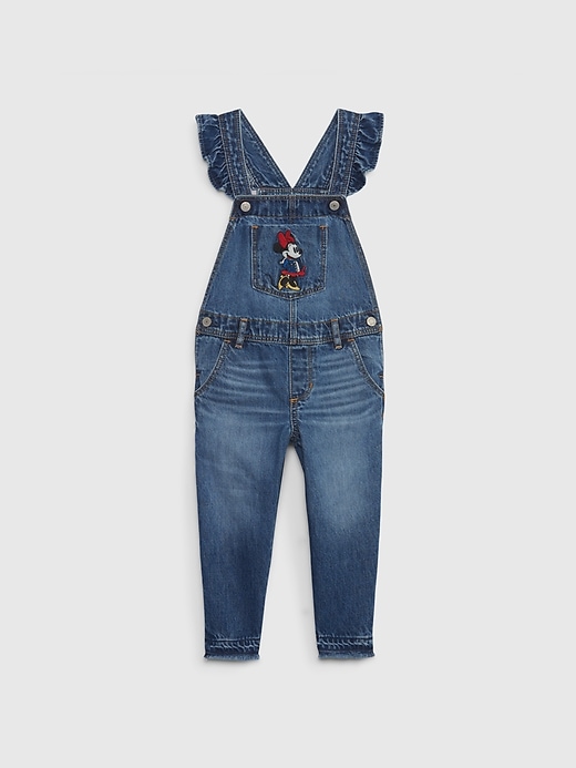 Gap × Disney Baby & Toddler Minnie Mouse Denim Overalls Gap × Disney Baby & Toddler Minnie Mouse Denim Overalls