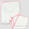 Honest Baby Clothing 3 Piece Organic Cotton Hooded Towel Set
