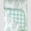 Honest Baby Clothing Organic Cotton Reversible Baby Blanket