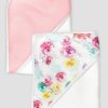 Honest Baby Clothing Two Pack Organic Cotton Hooded Towels