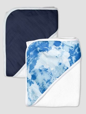 Honest Baby Clothing Two Pack Organic Cotton Hooded Towels
