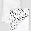 Honest Baby Clothing Two Pack Organic Cotton Hooded Towels