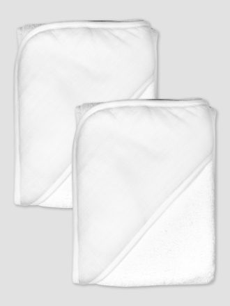 Honest Baby Clothing Two Pack Organic Cotton Hooded Towels