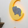 LumiDreams Wall Light Elephant on Moon