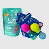 Mobi Little Whale Aquamarine Bubble Bath Powder and Bath Toy Bundle