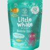 Mobi Little Whale Aquamarine Bubble Bath Powder and Bath Toy Bundle