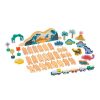 T Rex Express Jurassic Themed Wooden Toy Train Set