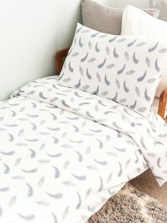 The Gilded Bird Boho Feathers Organic Cotton Toddler Duvet Cover and Pillow Case Set The Gilded Bird Boho Feathers Organic Cotton Toddler Duvet Cover and Pillow Case Set