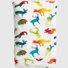 The Gilded Bird Colourful Animals Organic Cotton Toddler Duvet Cover and Pillow Case Set