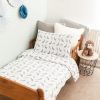 The Gilded Bird Colourful Animals Organic Cotton Toddler Duvet Cover and Pillow Case Set
