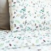 The Gilded Bird Wild Bee White Organic Cotton Toddler Duvet Cover and Pillow Case Set