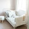 The Gilded Bird Wild Bee White Organic Cotton Toddler Duvet Cover and Pillow Case Set