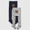 Toddler Bear Tights (2-Pack)