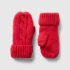 Toddler CashSoft Cable-Knit Mittens