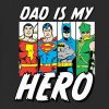 Toddler DC Comics Justice League Hero Dad Graphic Tee