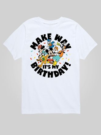 Toddler Disney Make Way It’s My Birthday Graphic Tee