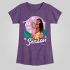 Toddler Disney Princess Moana Tis the Season Fitted Short Sleeve Graphic Tee