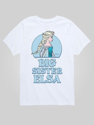 Toddler Frozen Big Sister Elsa Short Sleeve Graphic Tee