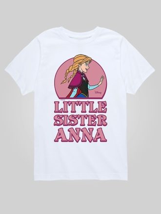 Toddler Frozen Little Sister Anna Short Sleeve Graphic Tee