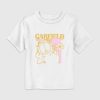 Toddler Garfield Retro Flower Graphic Tee
