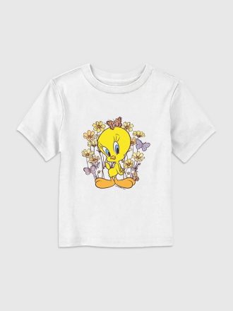 Toddler Looney Tunes Tweety Floral Graphic Tee