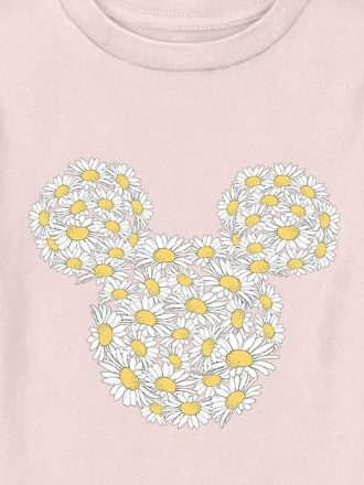 Toddler Mickey And Friends Flowers Graphic Tee