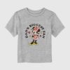 Toddler Minnie Mouse Dads Biggest Fan Graphic Tee