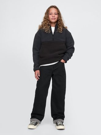 Kids ’90s Loose Cozy-Lined Jeans