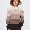 Kids CashSoft Striped Crewneck Sweater