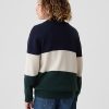 Kids Colorblock Half-Zip Pullover Sweater