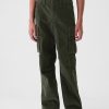 Kids Corduroy Cargo Baggy Pants