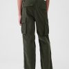Kids Corduroy Cargo Baggy Pants