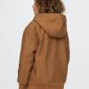 Kids Cozy Canvas Hooded Jacket