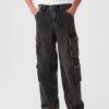 Kids Double Cargo Baggy Jeans