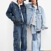 Kids Double Cargo Baggy Jeans